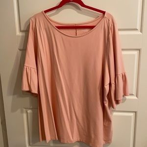 Like new Lane Bryant top with flared sleeve